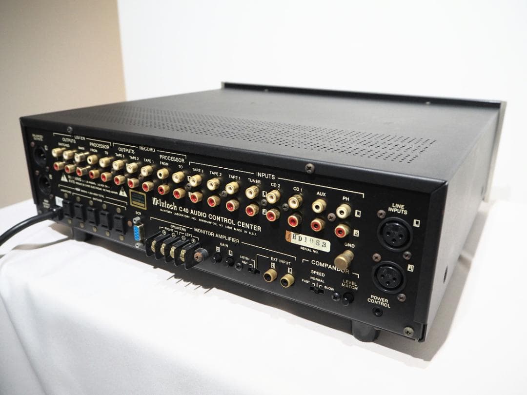【値下げ】整備済 McIntosh C40 オーディオコントロールセンター