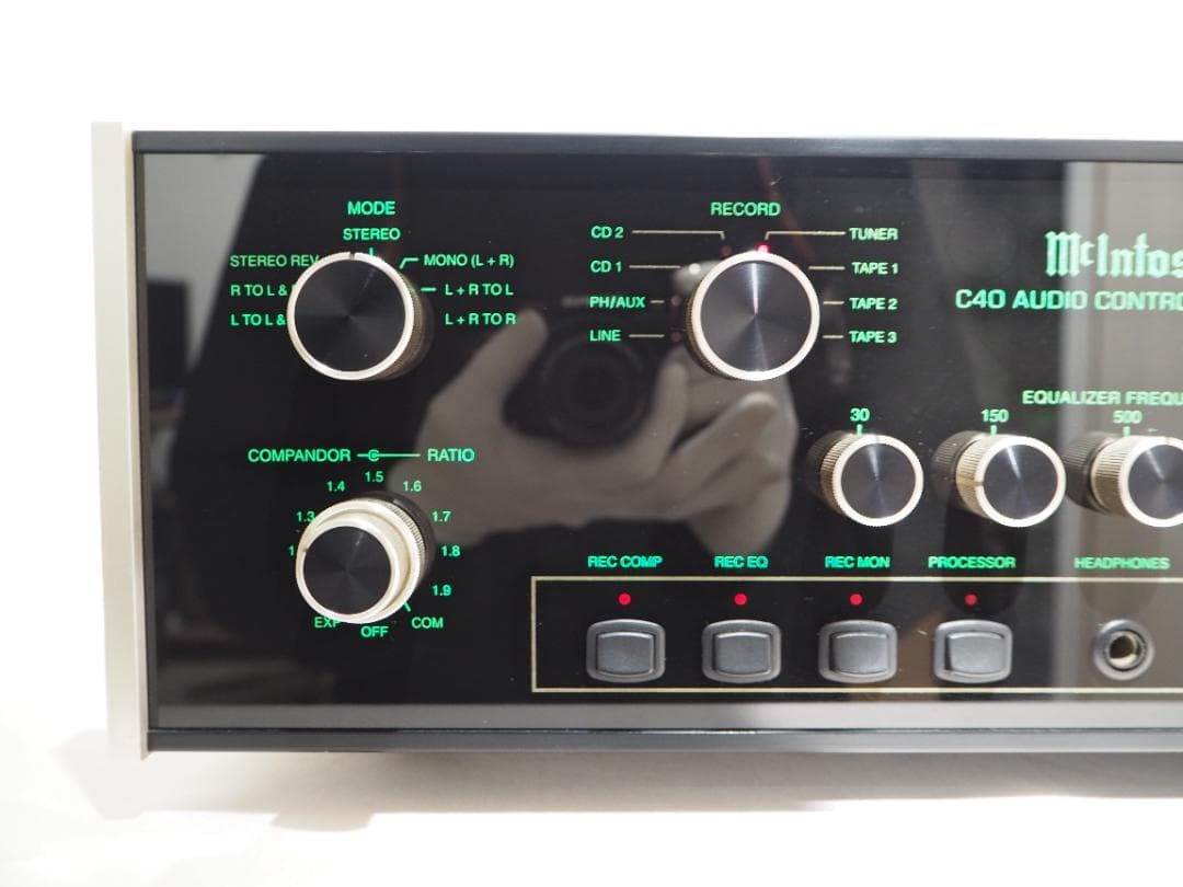 【値下げ】整備済 McIntosh C40 オーディオコントロールセンター