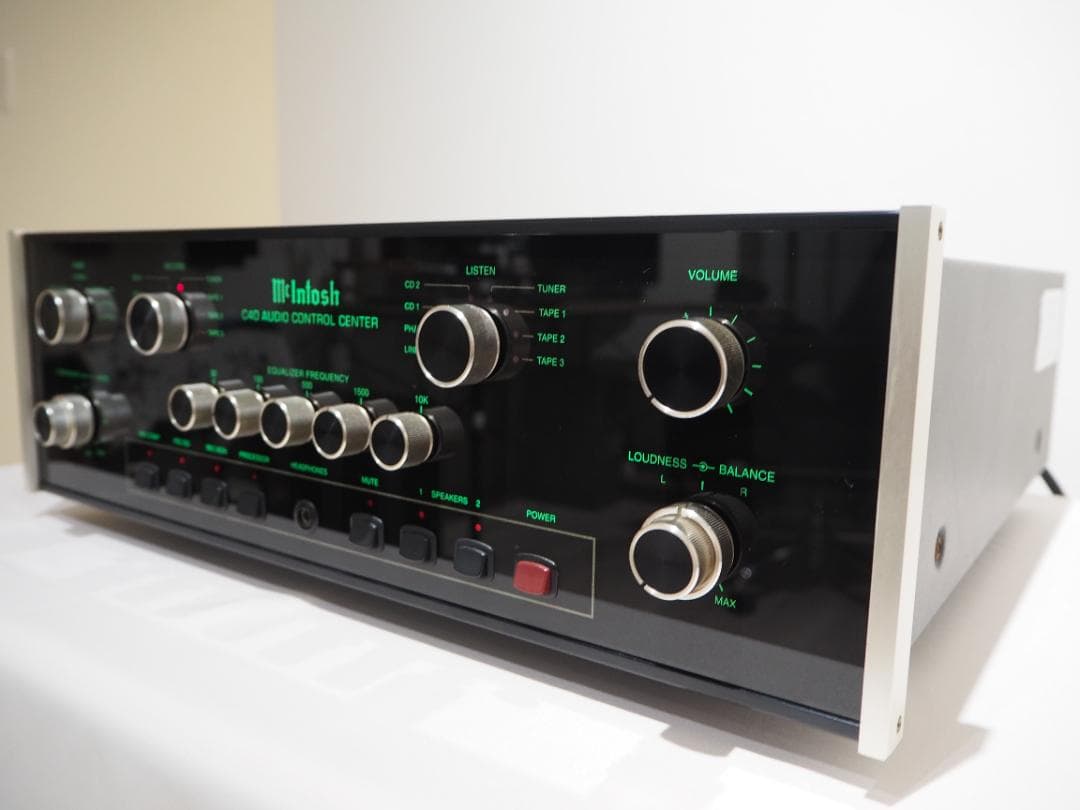 【値下げ】整備済 McIntosh C40 オーディオコントロールセンター