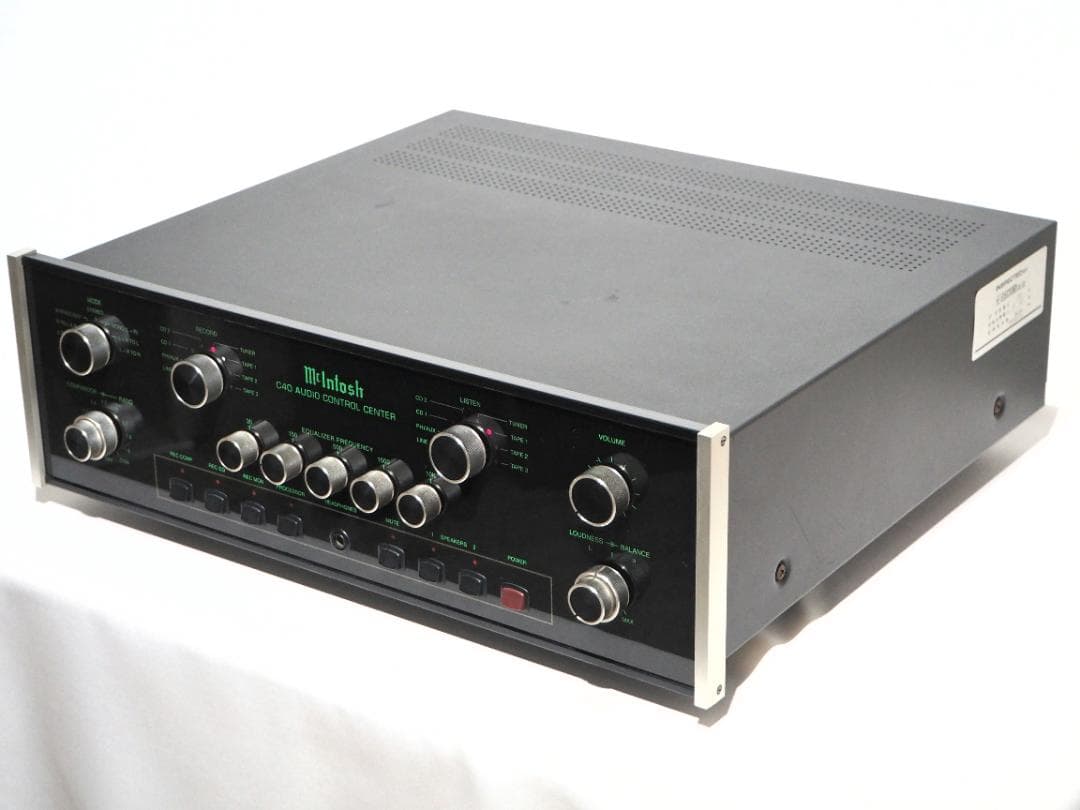 【値下げ】整備済 McIntosh C40 オーディオコントロールセンター