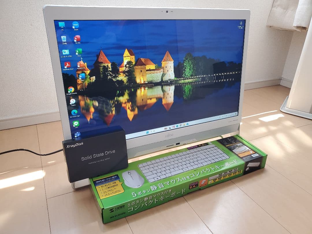 富士通Core-i7/新品SSD1TB/16GB/DVD-S/オフィス2021