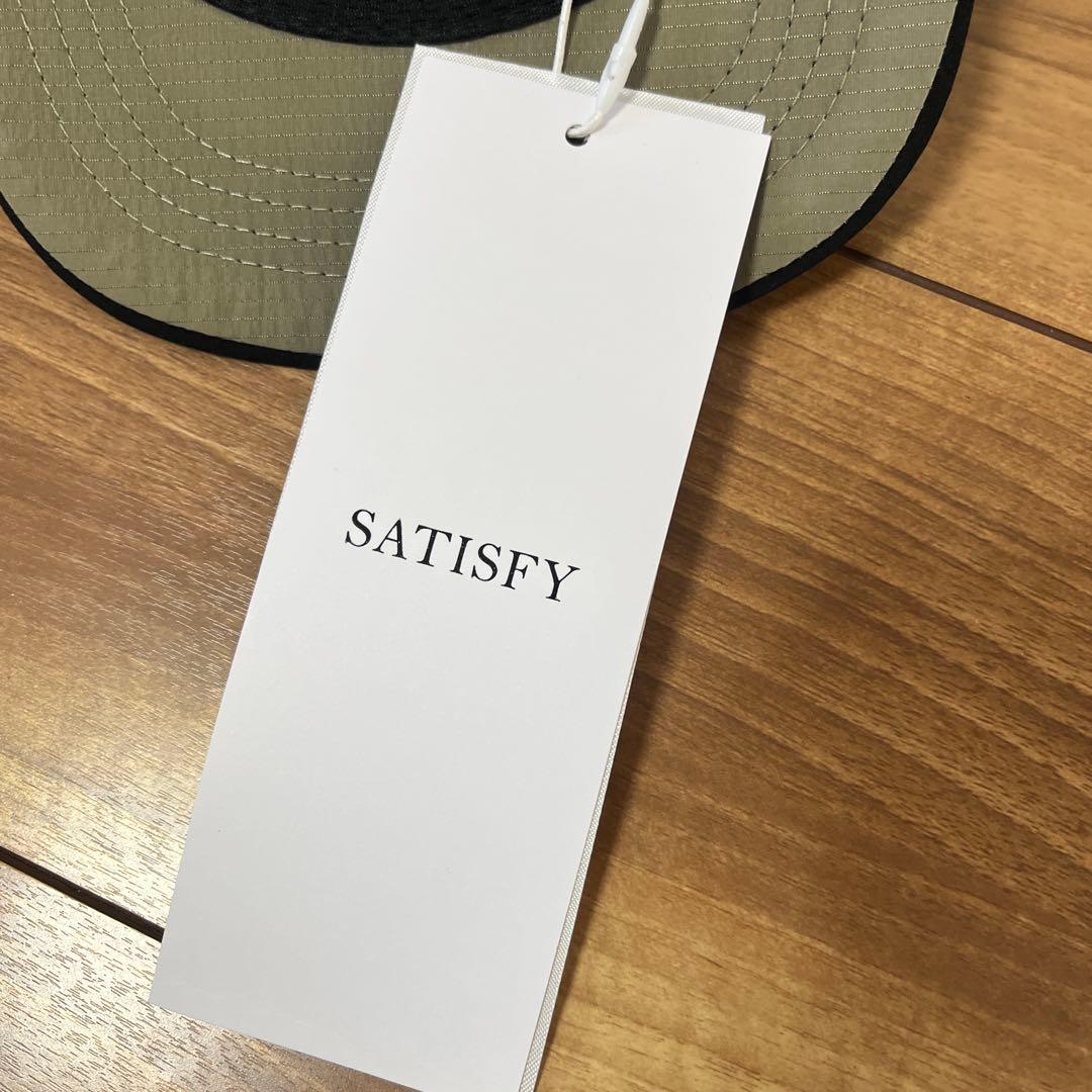 SATISFY PeaceShell Running キャップ ブラッ