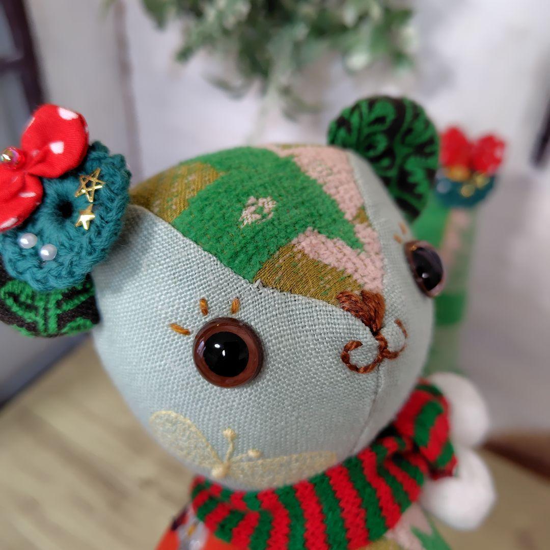 ミナペルホネン＊ハンドメイド＊ぬいぐるみ＊テディベア＊73