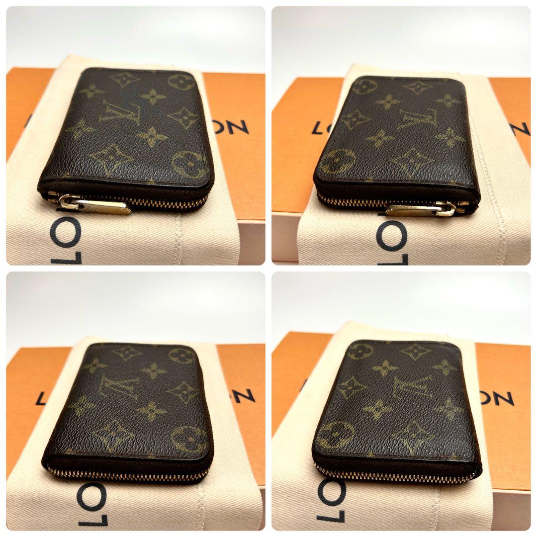 鑑定済 ルイヴィトン モノグラム ジッピーパース ミニ財布