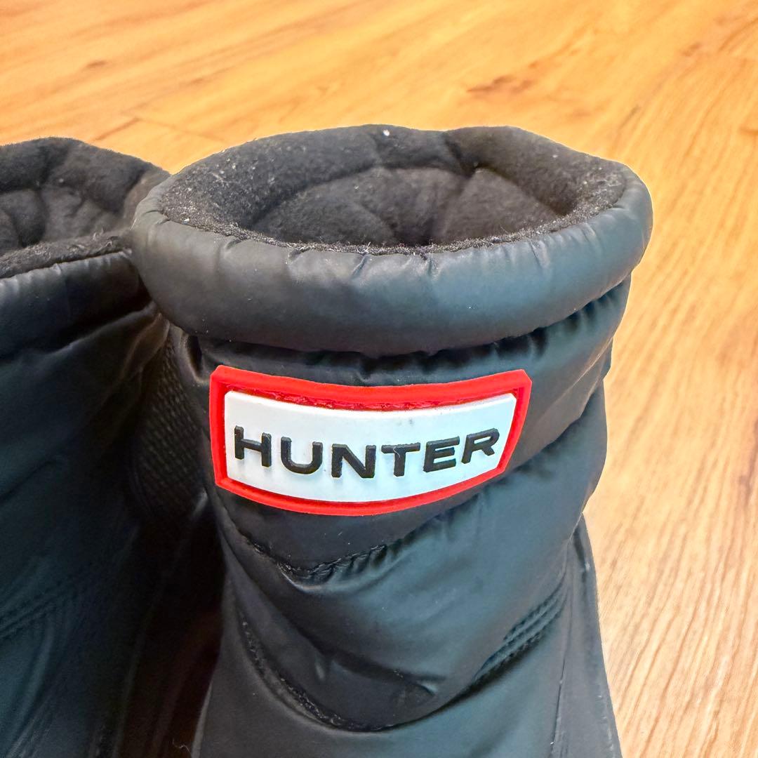 【HUNTER】ハンター ブラック スノーブーツレディース 24cm