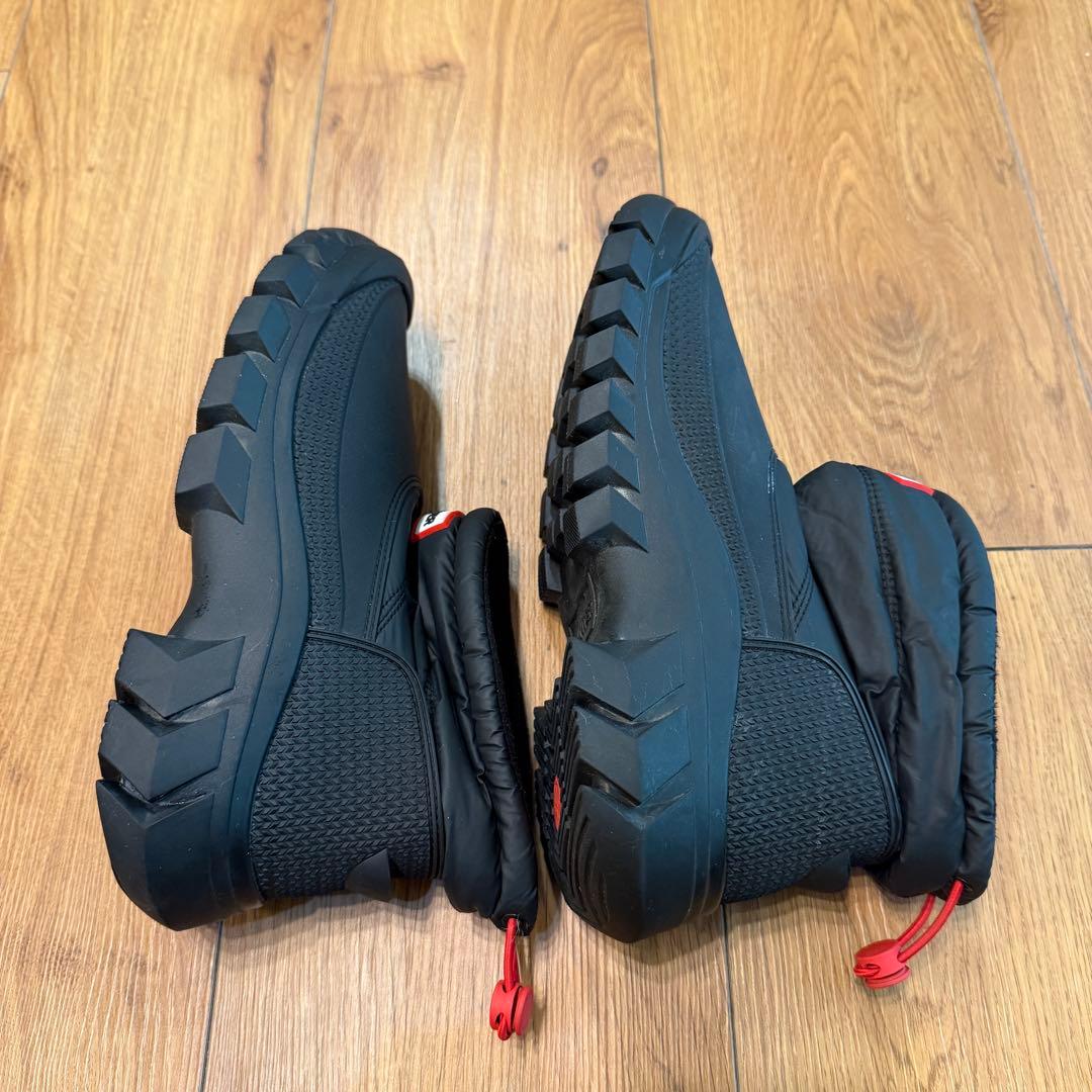 【HUNTER】ハンター ブラック スノーブーツレディース 24cm