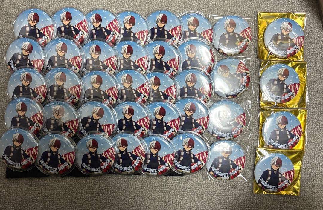 僕のヒーローアカデミア クリームソーダ 缶バッジ 38点セット