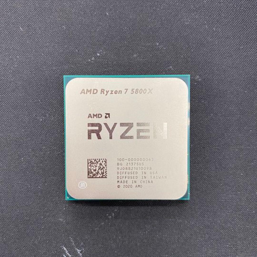AMD Ryzen 7 5800X CPU 箱付き