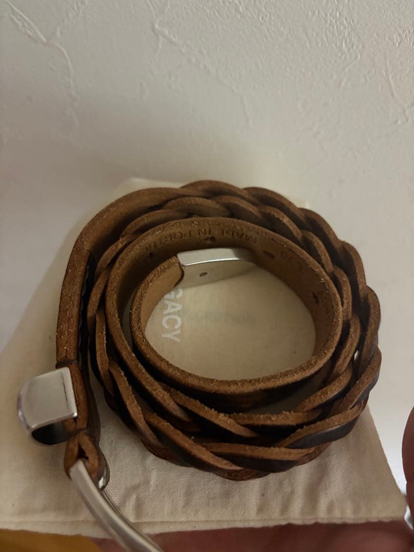 our legacy vintage black leather ベル