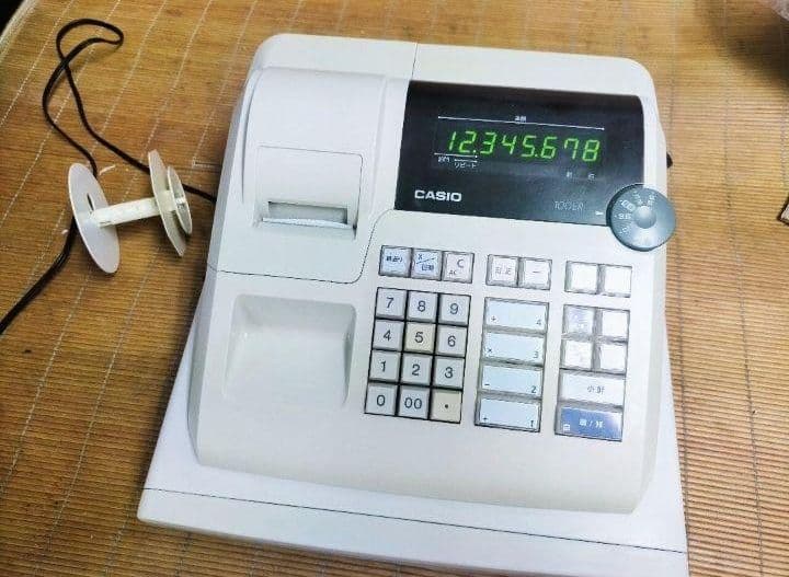 カシオレジスター　100ER　簡単便利特殊　送料込　077210