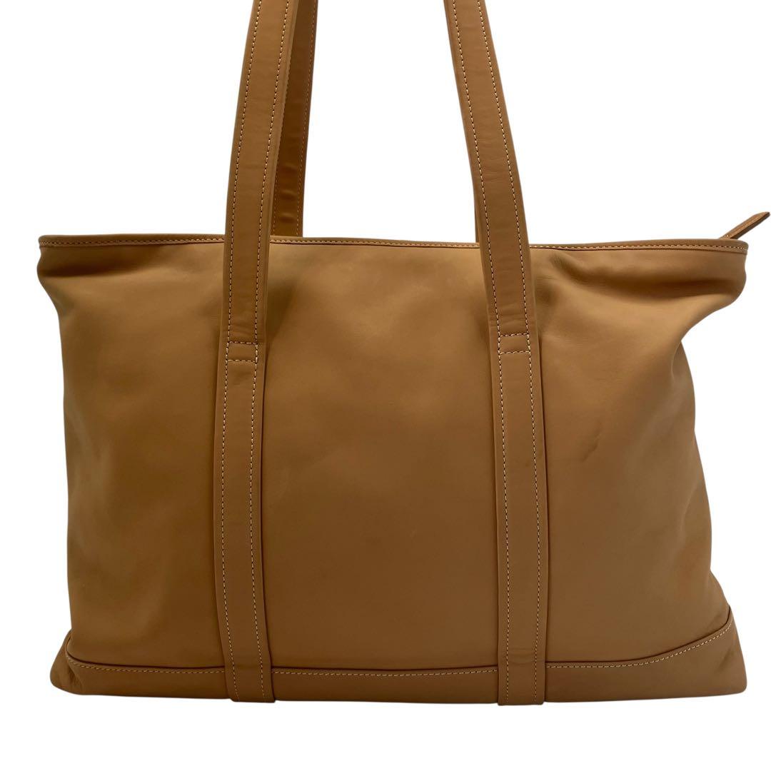 【上質】オールドコーチ レザートート キャメル A4収納可・軽量 ビジネス 肩掛