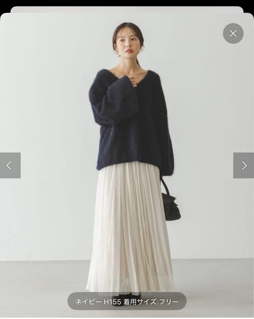 【NOBLE】完売品　ファーニット2WAY ニット