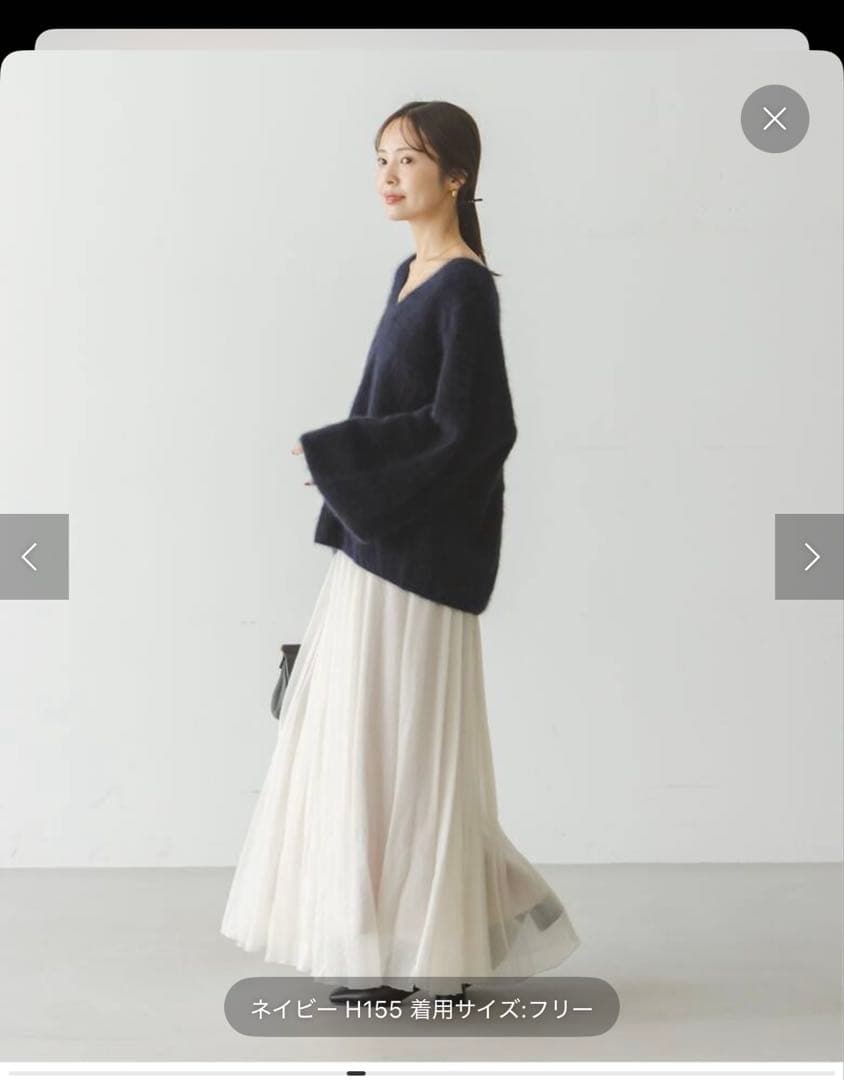 【NOBLE】完売品　ファーニット2WAY ニット