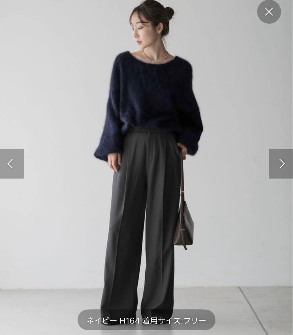 【NOBLE】完売品　ファーニット2WAY ニット