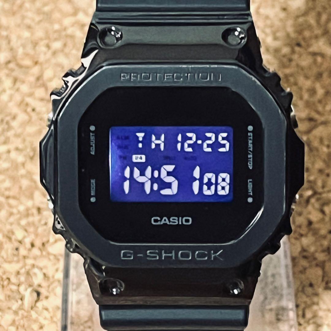 美品カシオG-SHOCK /GMー5600UBー1JFブラックメタルカバード