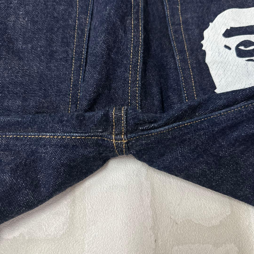 値下げ アベイシングエイプ A BATHING APE Gパン デニム パンツ