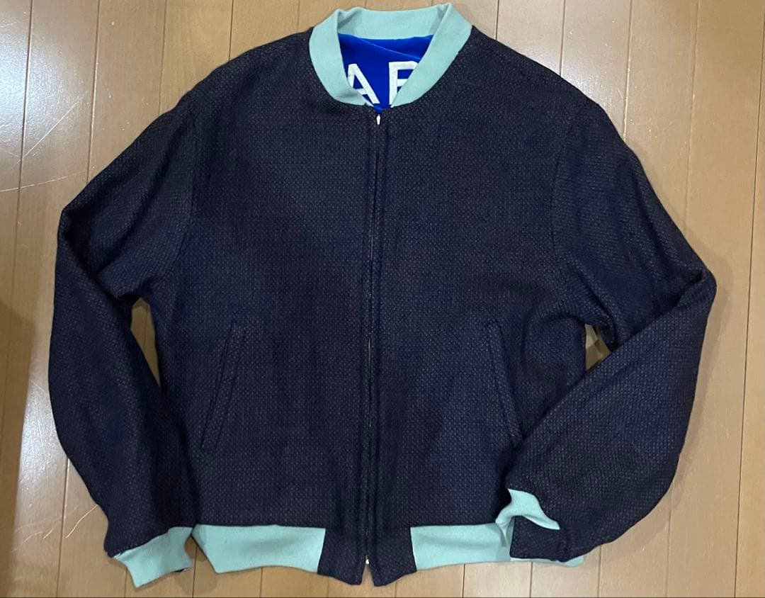 EVISU evisu スカジャン青　スーベニアジャケット　40 希少なデザイン