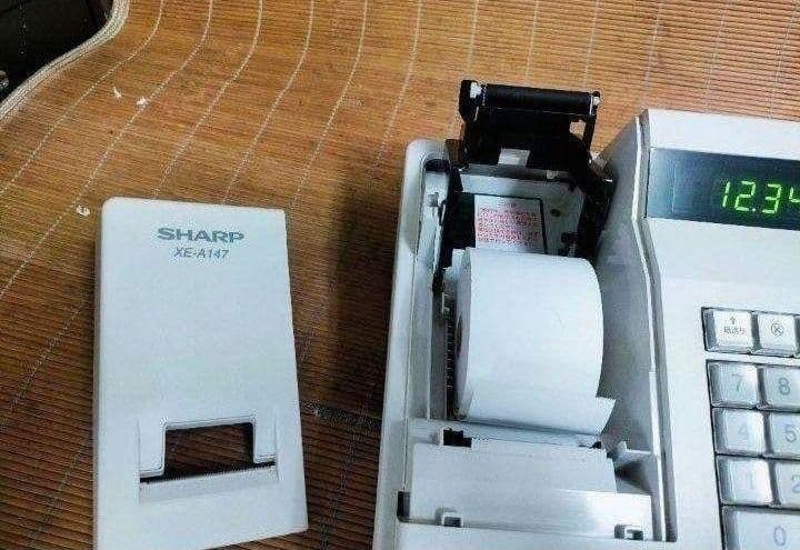 シャープレジスター　XE-A147　PC連携売上管理フル設定無料　730001