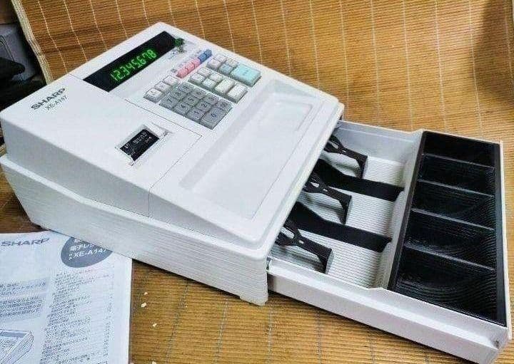 シャープレジスター　XE-A147　PC連携売上管理フル設定無料　730001