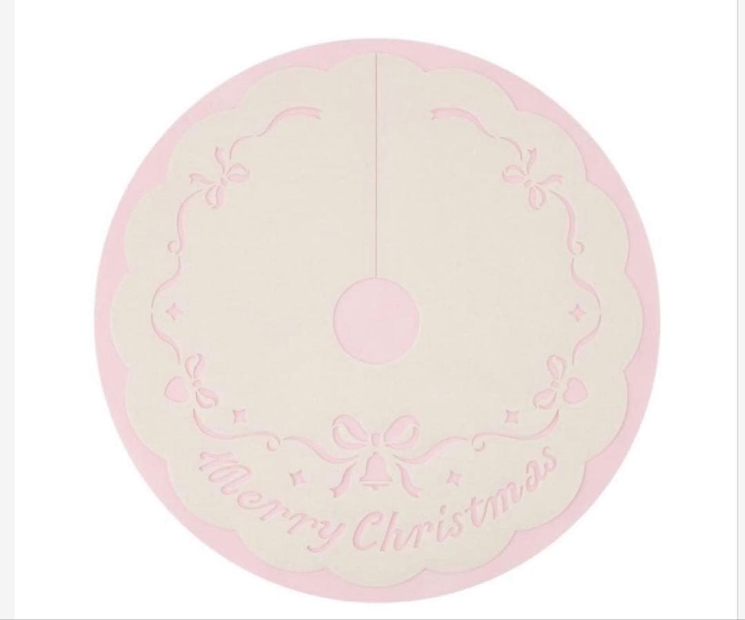 Francfranc ピンククリスマスツリーセット 150cm オーナメント付き