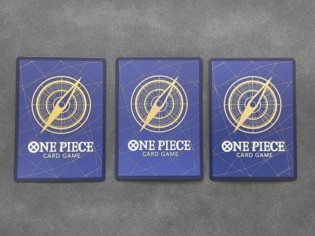 即発送 3枚セット ルフィ SR パラレル ST01 OP09