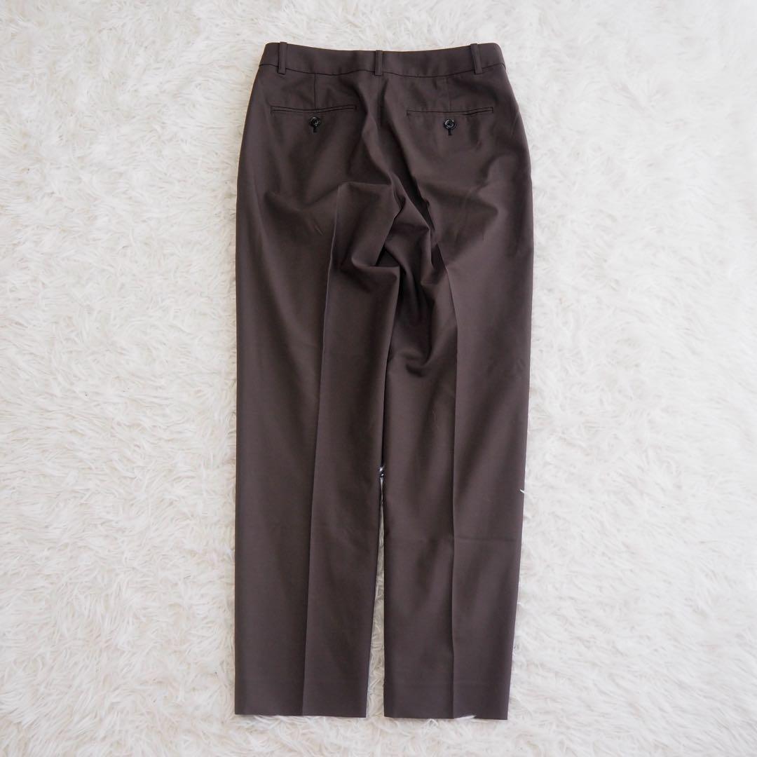 美品 グリーンレーベルリラクシング カチリラ ノーカラー パンツスーツセット