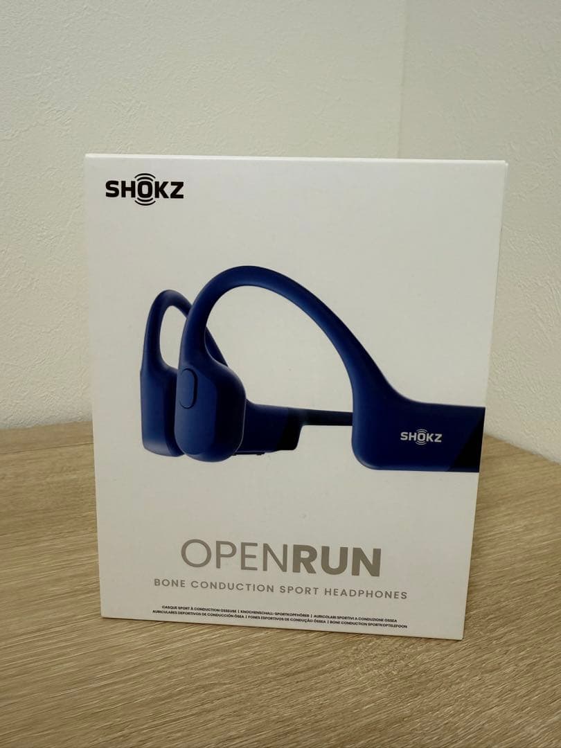 SHOKZ OPENRUN 骨伝導イヤホン ブルー