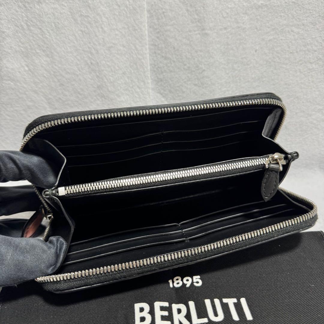 【自宅保管・ほぼ未使用品】BERLUTI イタウバ ジップウォレット