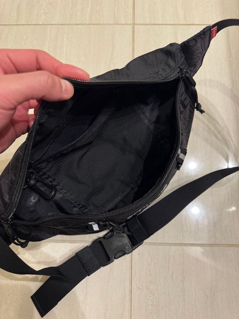 正規品Supreme 2019ss ボディバッグ ウエストバッグ NY購入品 黒