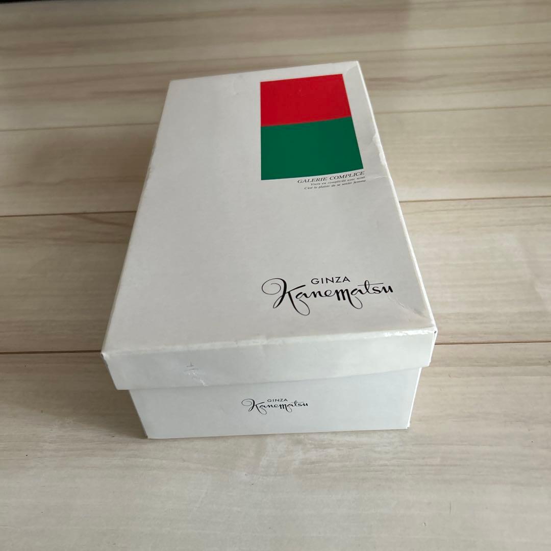 ねこのおとうさん専用(未使用】銀座かねまつ　レザー×スエード　パンプス　24cm