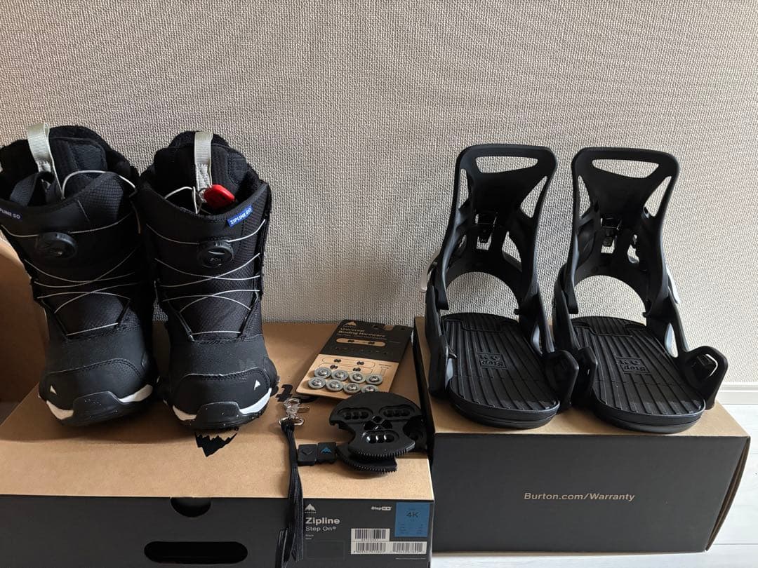 Burton Zipline 50 スノーボードブーツとバインディング