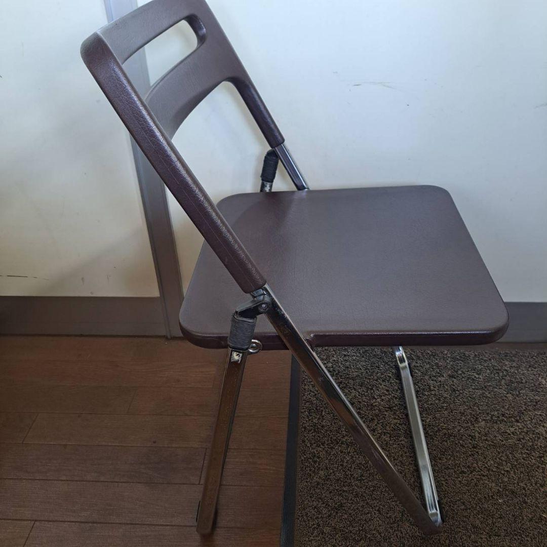 折り畳みパイプ椅子　5脚セット