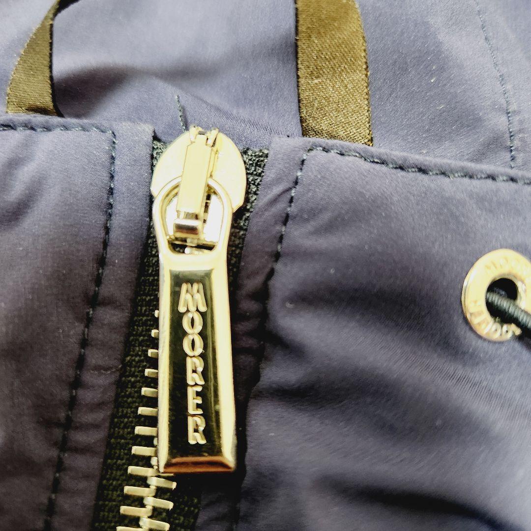 【美品】MooRER ムーレー LOBELIA ストレッチ ナイロンジャケット紺