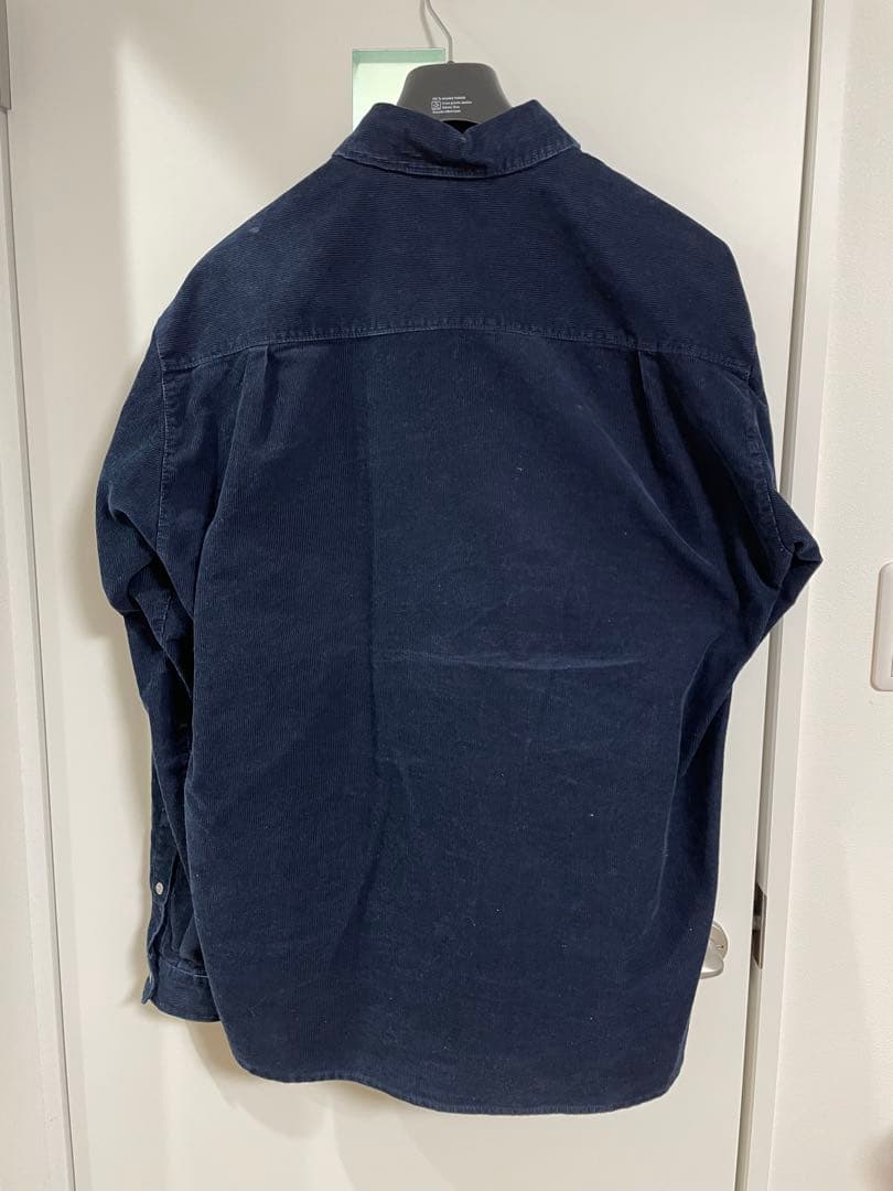 25aw STONE  オーバーシャツ リブディテール＆リンス加工