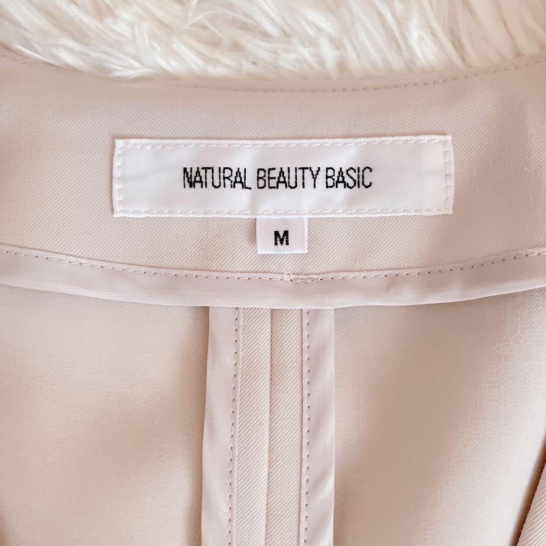 美品ナチュラルビューティーセットアップ♡ベージュスーツSM洗えるウォッシャブル