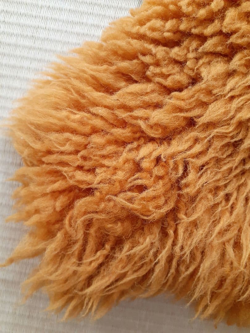 BOWRON オレンジ ムートンラグ 【ニュージーランド産】
