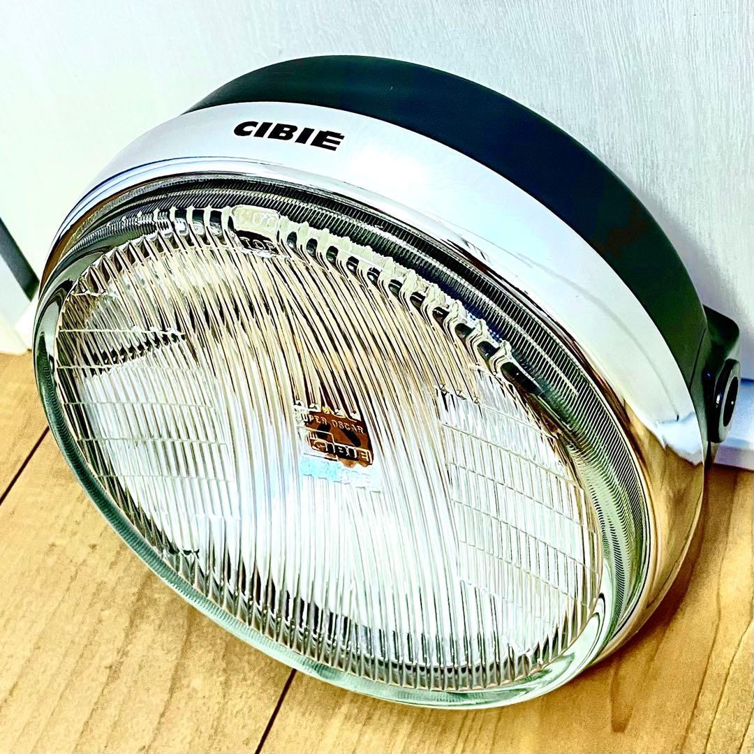 当時物 シビエ 凹み ヘッドライト CIBIE スーパーオスカー マーシャル