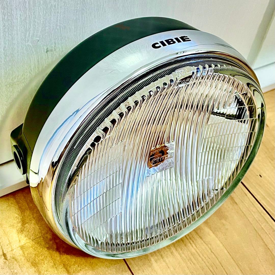 当時物 シビエ 凹み ヘッドライト CIBIE スーパーオスカー マーシャル