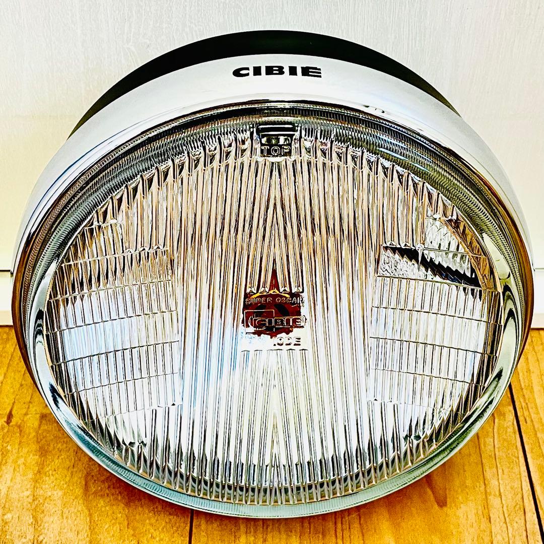 当時物 シビエ 凹み ヘッドライト CIBIE スーパーオスカー マーシャル