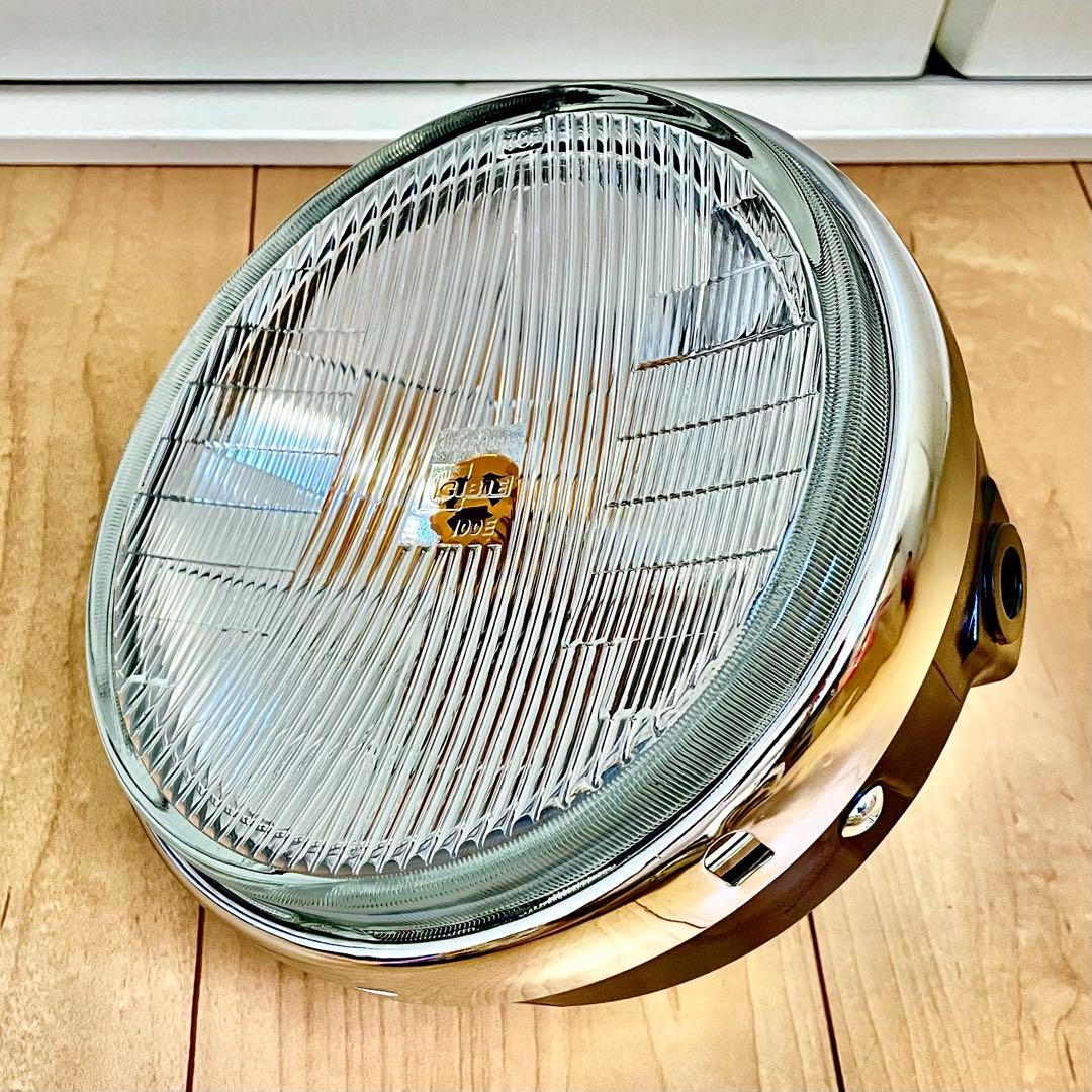 当時物 シビエ 凹み ヘッドライト CIBIE スーパーオスカー マーシャル