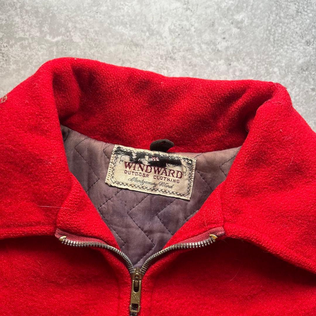 古着　50s Montgomery ward ウール　ジャケット　検　ギャバ