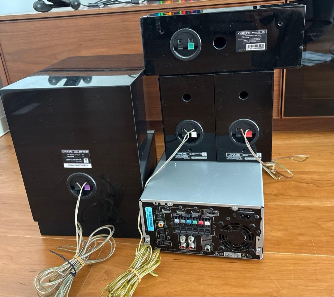 ONKYO 2.1chホームシアターシステム【ジャンク品】