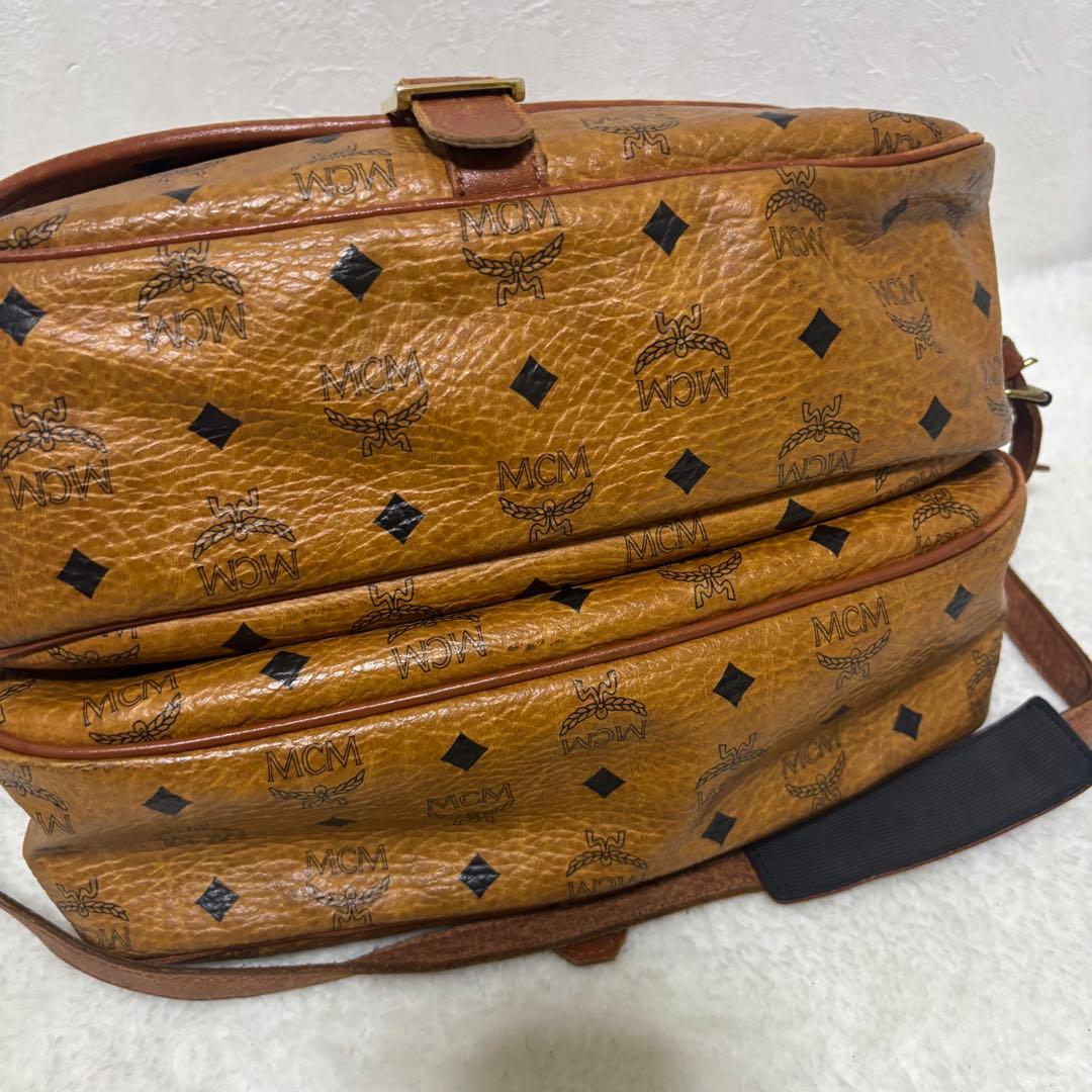 【極希少】MCM ソミュール　コニャック　ショルダーバッグ　ヴィセトス柄