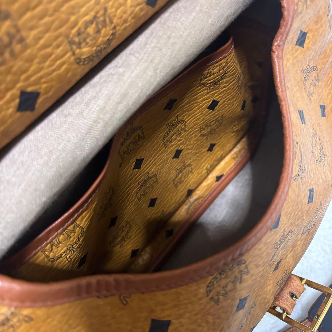 【極希少】MCM ソミュール　コニャック　ショルダーバッグ　ヴィセトス柄