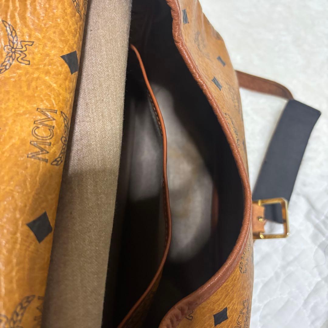 【極希少】MCM ソミュール　コニャック　ショルダーバッグ　ヴィセトス柄