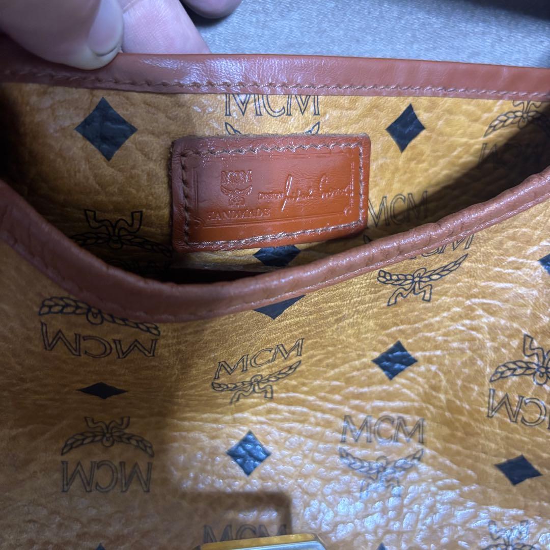 【極希少】MCM ソミュール　コニャック　ショルダーバッグ　ヴィセトス柄