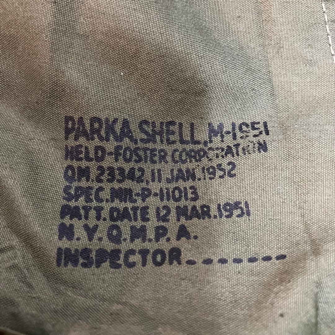 米軍　M51 フィールドパーカー　モッズコートフルセット　リアルファー　官給品
