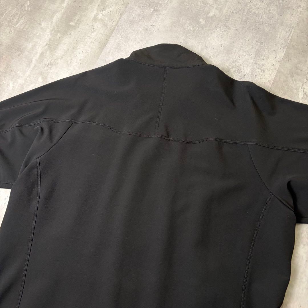 Patagonia ソフトシェル ウインドシールドジャケット L ブラック 黒