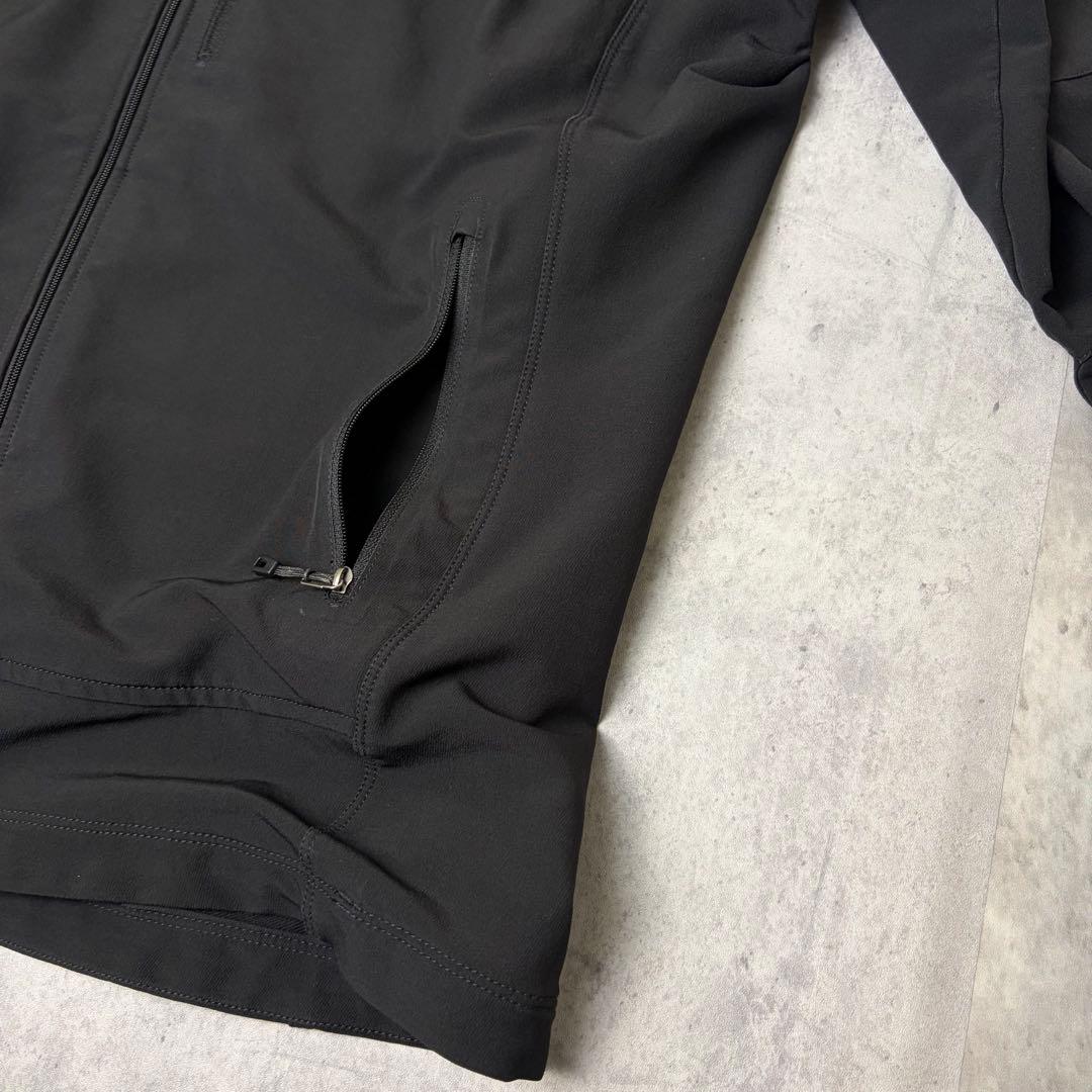 Patagonia ソフトシェル ウインドシールドジャケット L ブラック 黒