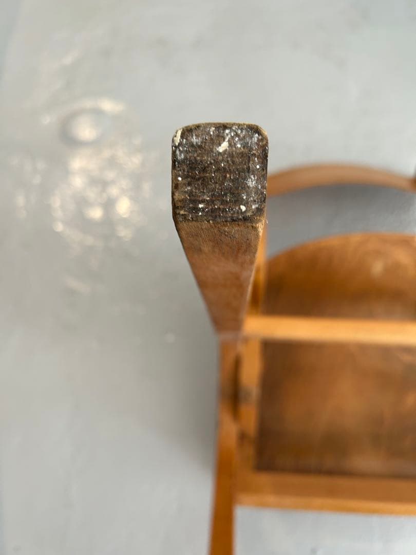 イギリス　学校の椅子　スクールチェア　木製　イングランド　チェア　ビンテージ